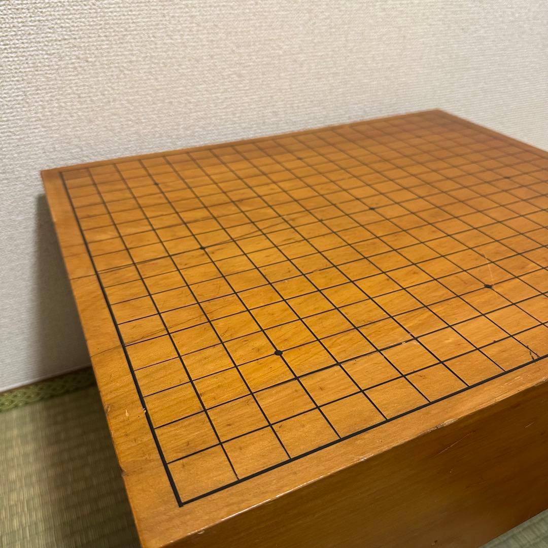 【最高級】　本榧 一枚板 足付囲碁盤　4.8寸　黄金色・年輪密・油分豊富