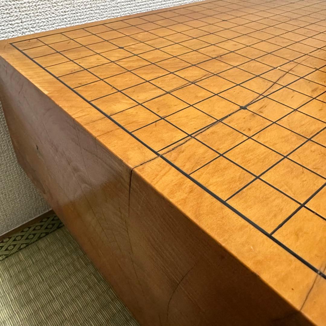 【最高級】　本榧 一枚板 足付囲碁盤　4.8寸　黄金色・年輪密・油分豊富