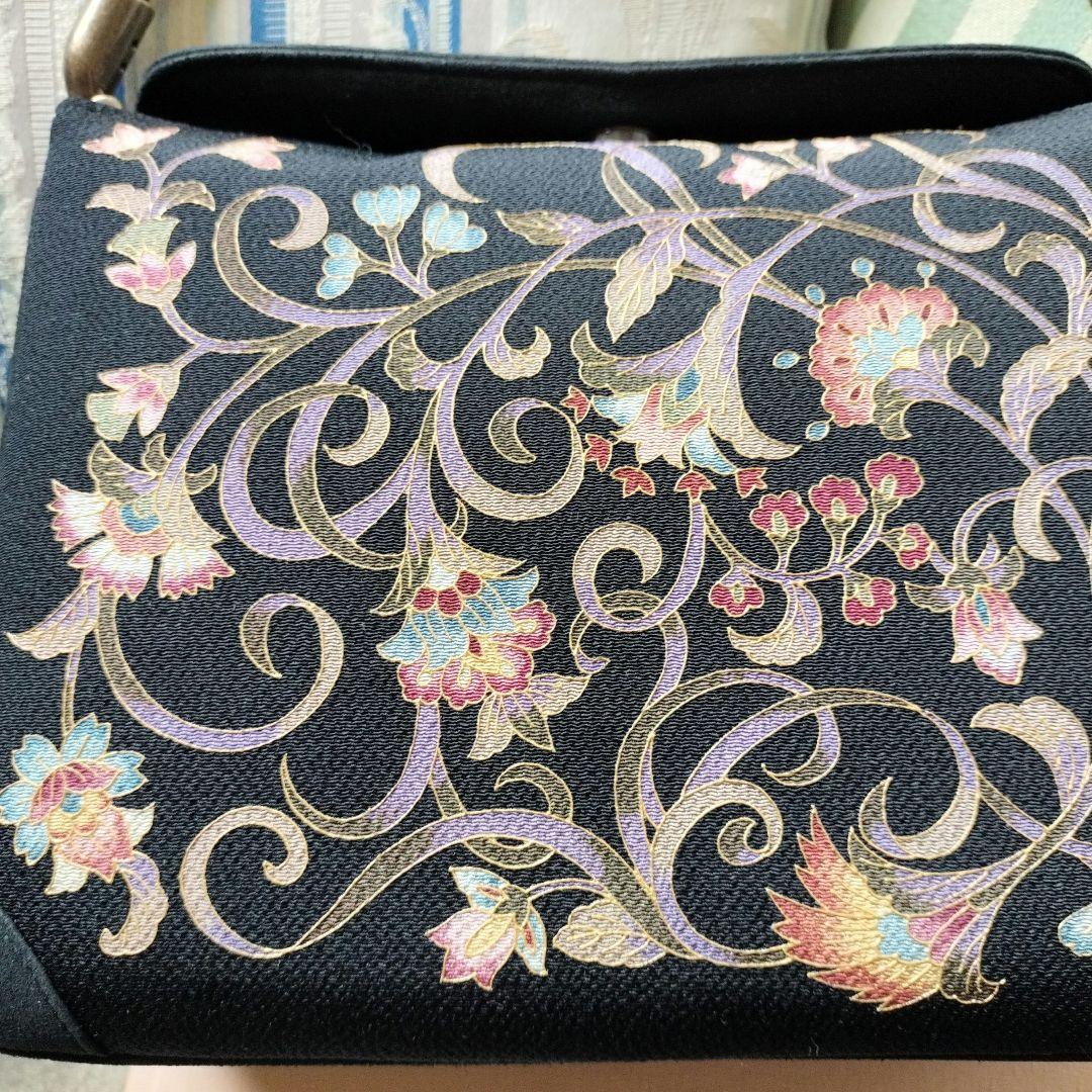 皇室御用達　OKAJIMA 岡重　正絹　和装バッグ　美品