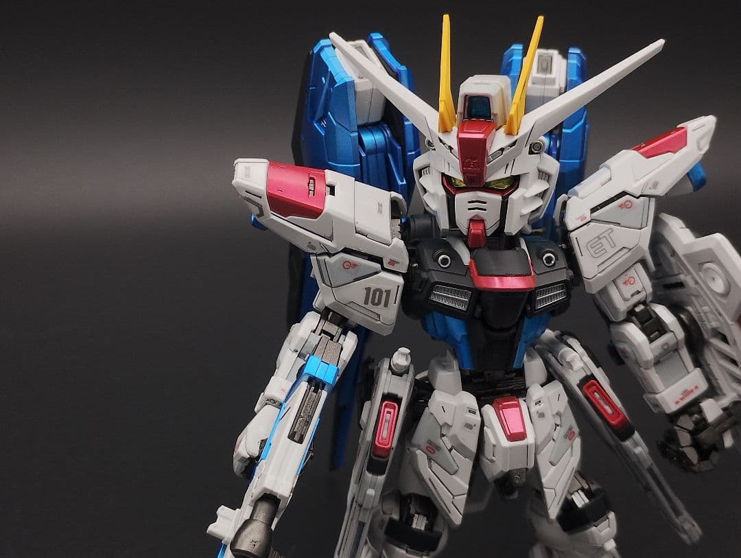 キャンディー・パール塗装 MGSDフリーダムガンダム ガンプラ 完成品