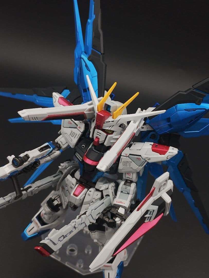 キャンディー・パール塗装 MGSDフリーダムガンダム ガンプラ 完成品