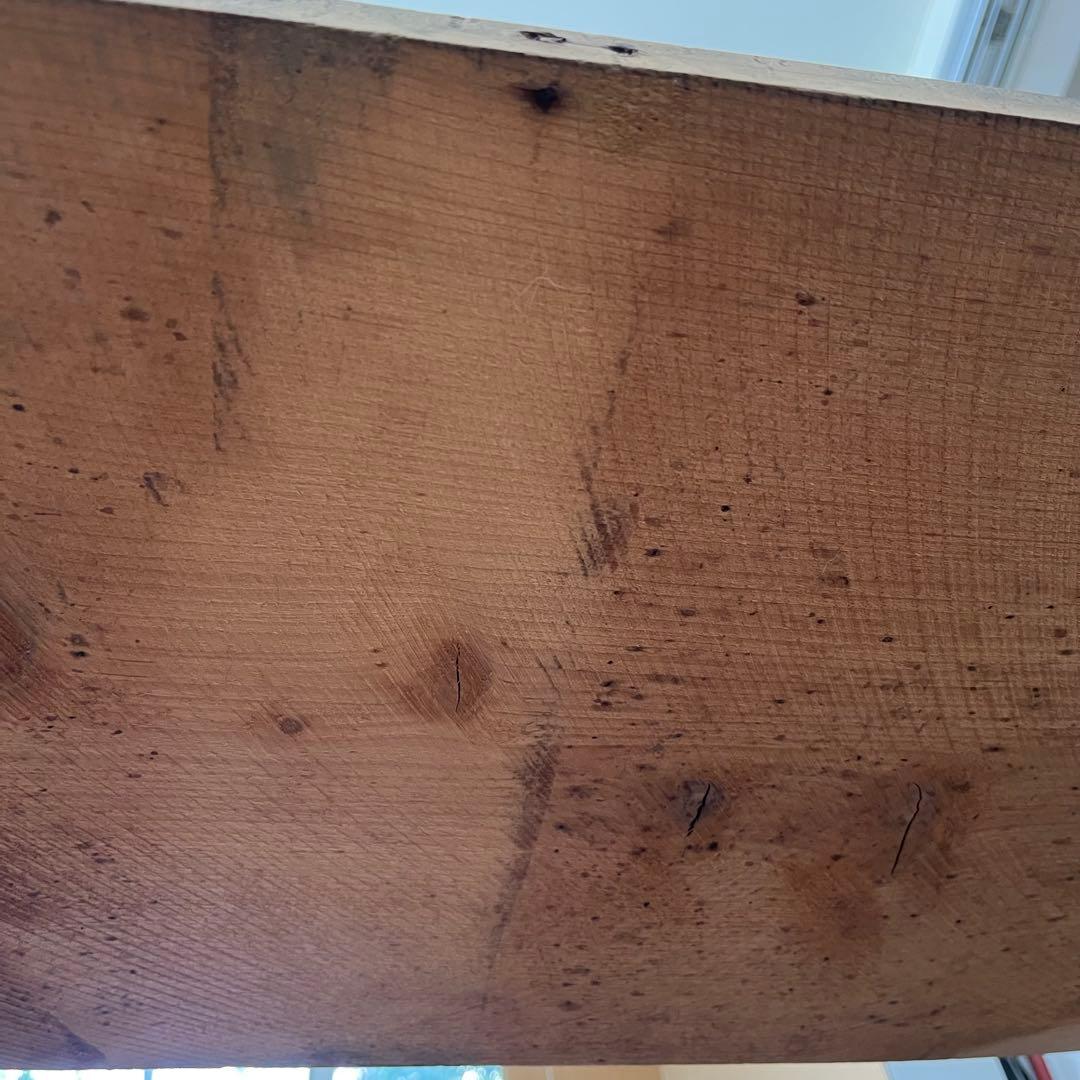 【春セール価格】JUKI ミシン台リメイク アイアンフレーム ダークブラウン