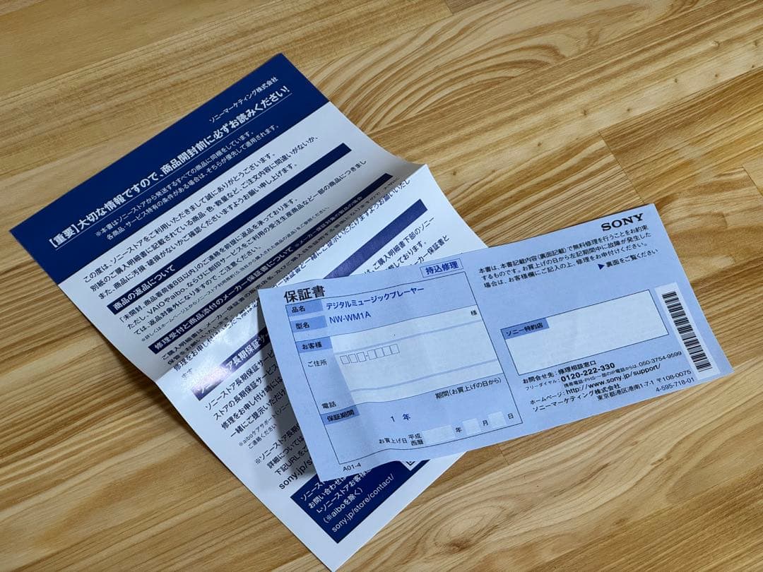 SONY ウォークマン NW-WM1A フラッグシップ 動作確認済み