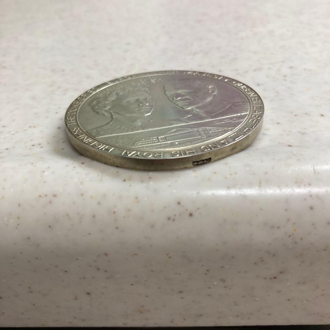 昭和天皇皇后両陛下御訪英記念銀メダル✳︎925/1000スターリングシルバー
