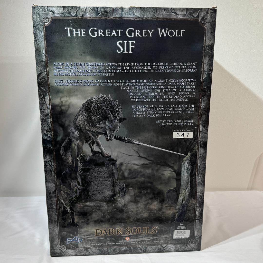 ダークソウル/ 灰色の大狼シフ スタチュー シリアルナンバー 未開封