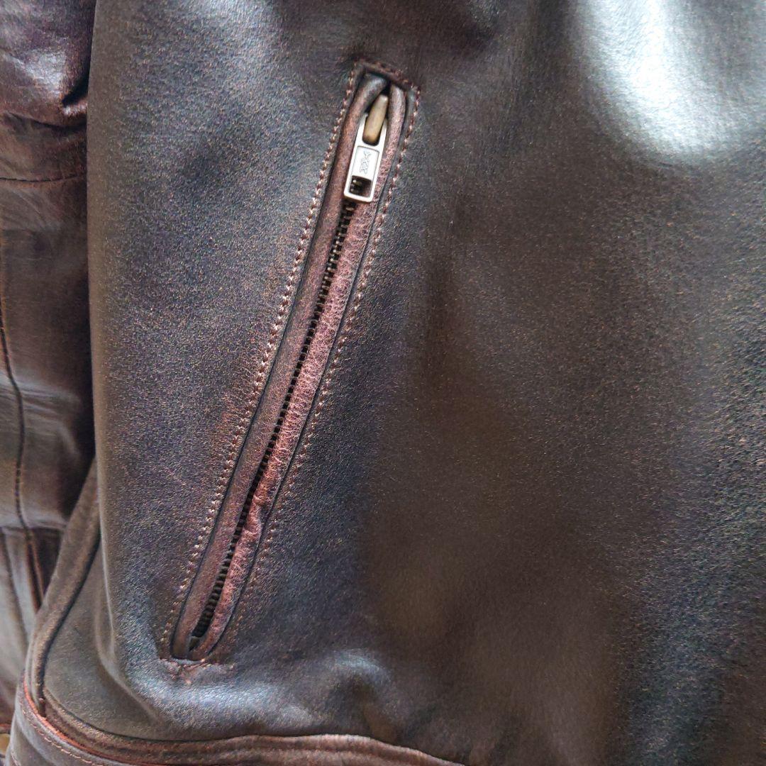 カ*リ様 DEGNER デグナー　ヴィンテージレザージャケット　牛革　ブラウン