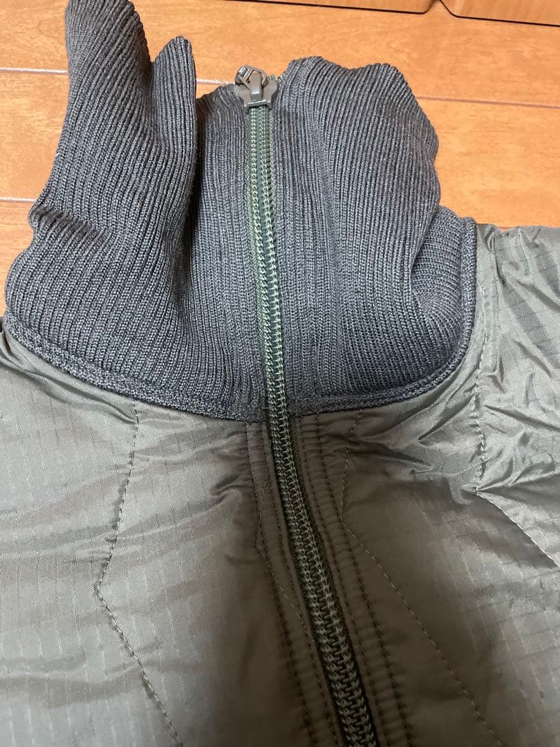 ドイツ軍ミリタリーキルティング　ブルゾン　サバゲー　キルティング　実物