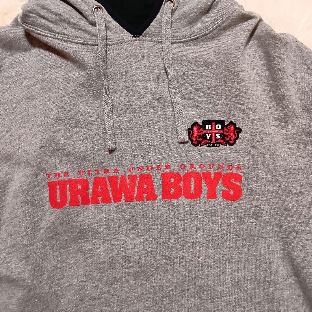 URAWA BOYS 威風堂々 パーカー グレー L 浦和レッズ 浦和ボーイズ