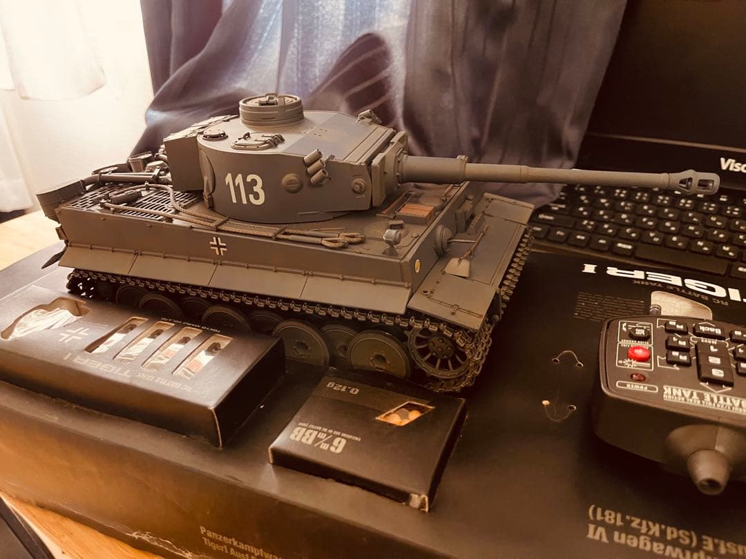 新品]東京マルイタイガ1 バトルタンク1/24 スケール