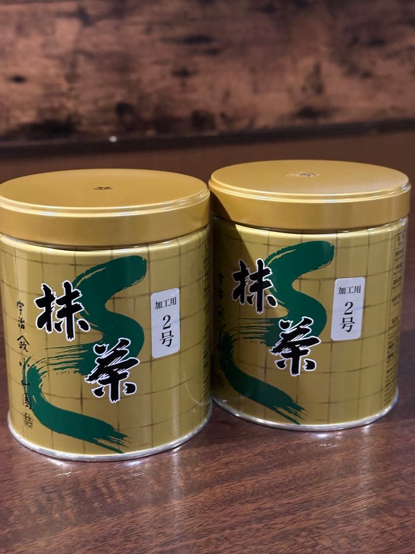 【大容量】山政小山園 抹茶パウダー 緑茶（国産） 300g 加工用２号　 2個