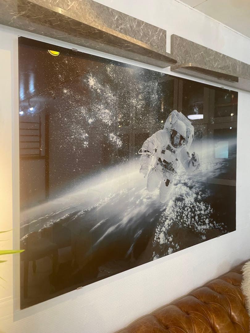 【東京都内23区配送無料】ドイツ製　kare ガラスアート　横幅150cm 絵