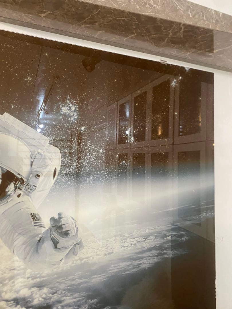 【東京都内23区配送無料】ドイツ製　kare ガラスアート　横幅150cm 絵