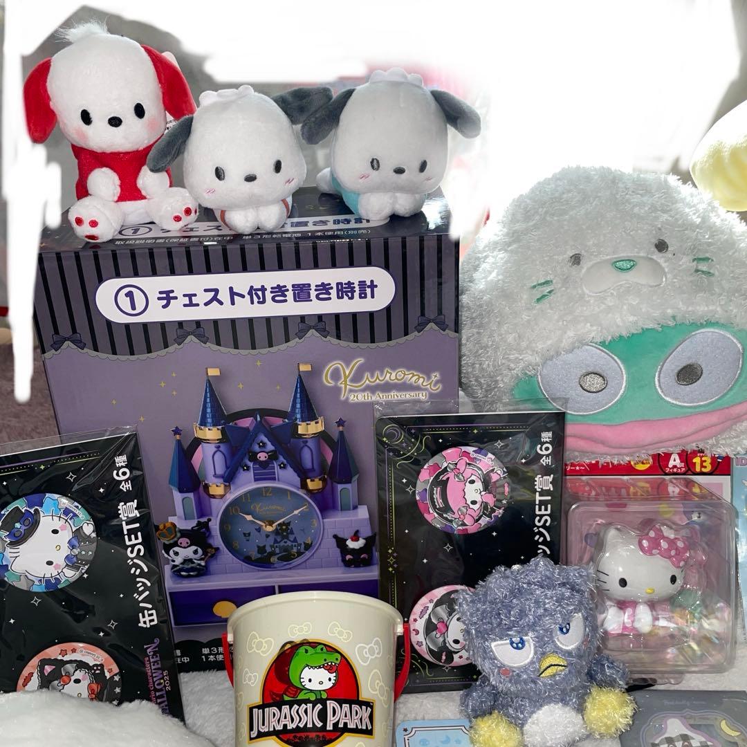 ☆☆サンリオまとめ売り・ぬいぐるみ・フィギュア・キーホルダー・置き時計等☆☆