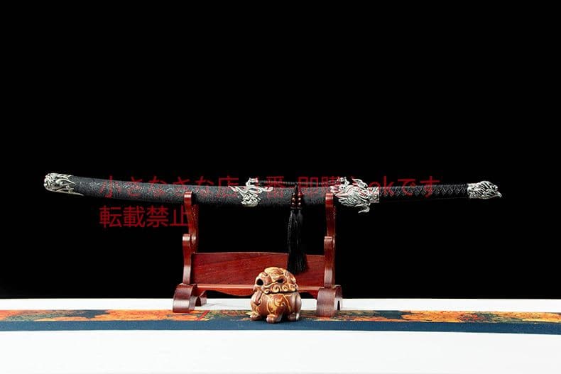 暗火刺繍春刀 古兵器 武具 刀装具 日本刀 模造刀 居合刀