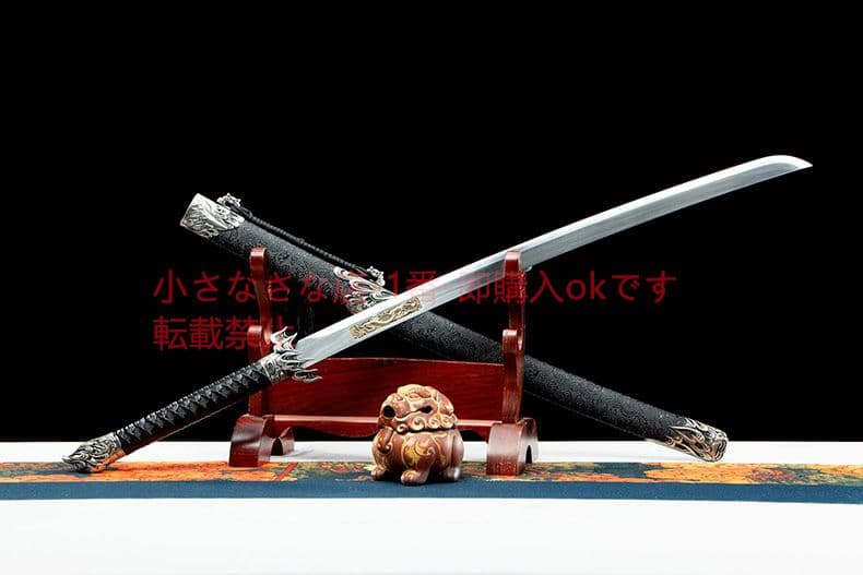 暗火刺繍春刀 古兵器 武具 刀装具 日本刀 模造刀 居合刀