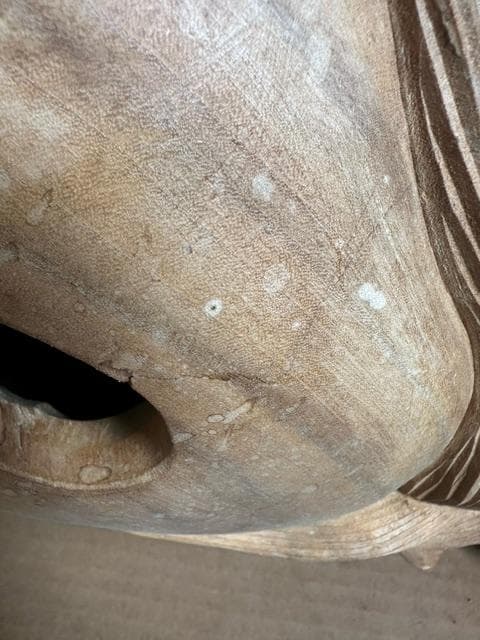 値下げ中！　超特大　木魚　双龍