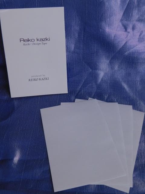 329。かづきれいこ デザインテープ(大判タイプ) 5枚入り 通常サイズ付き