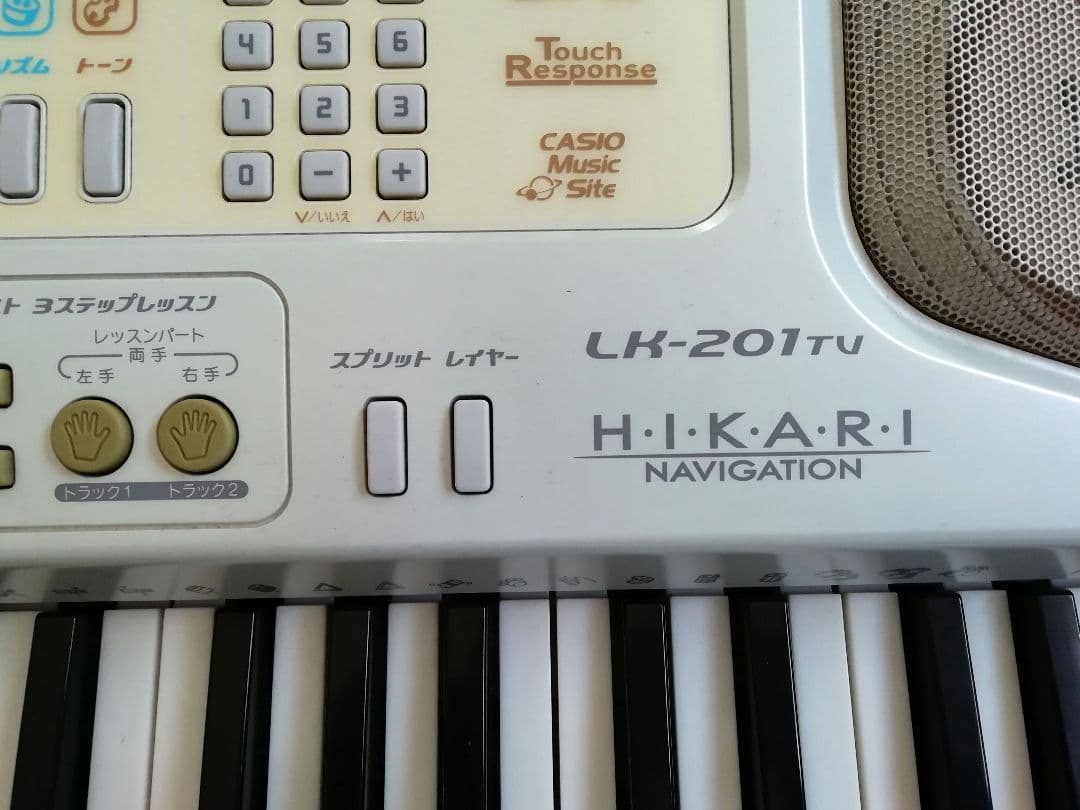 CASIO 電子ピアノ スタンド付 動作確認済 LK−201tv