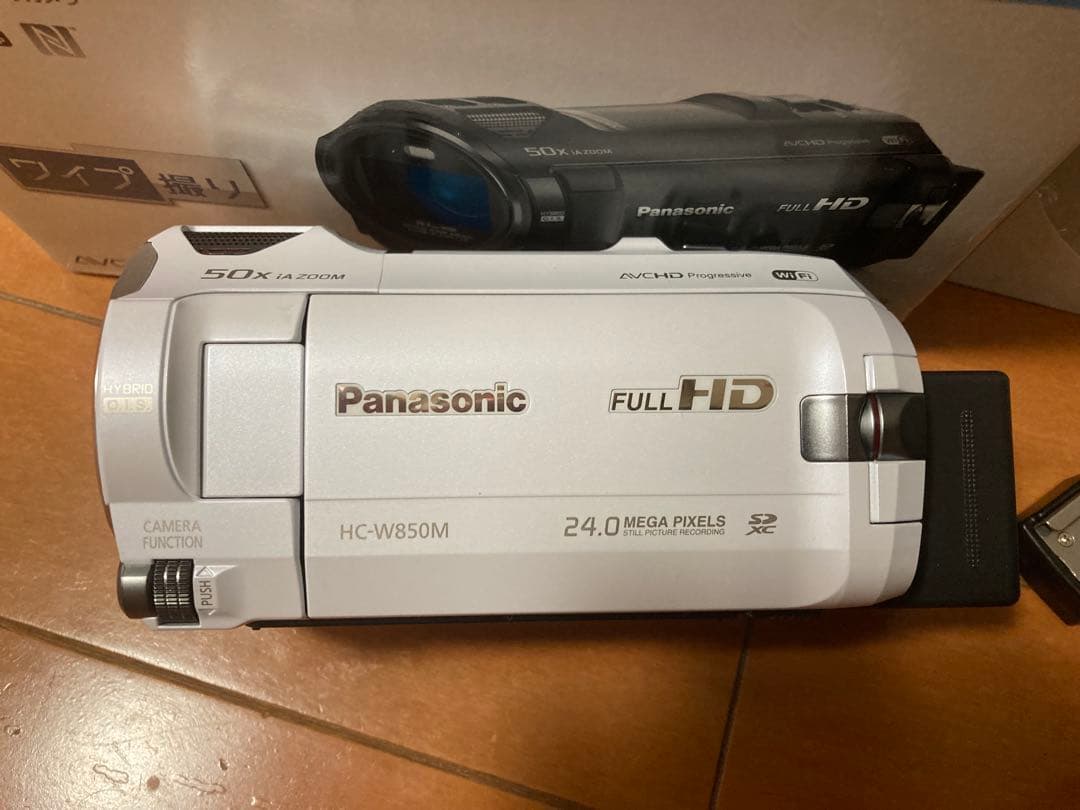 【美品、動作確認済み】高性能ビデオカメラ パナソニック HC-W850M-W