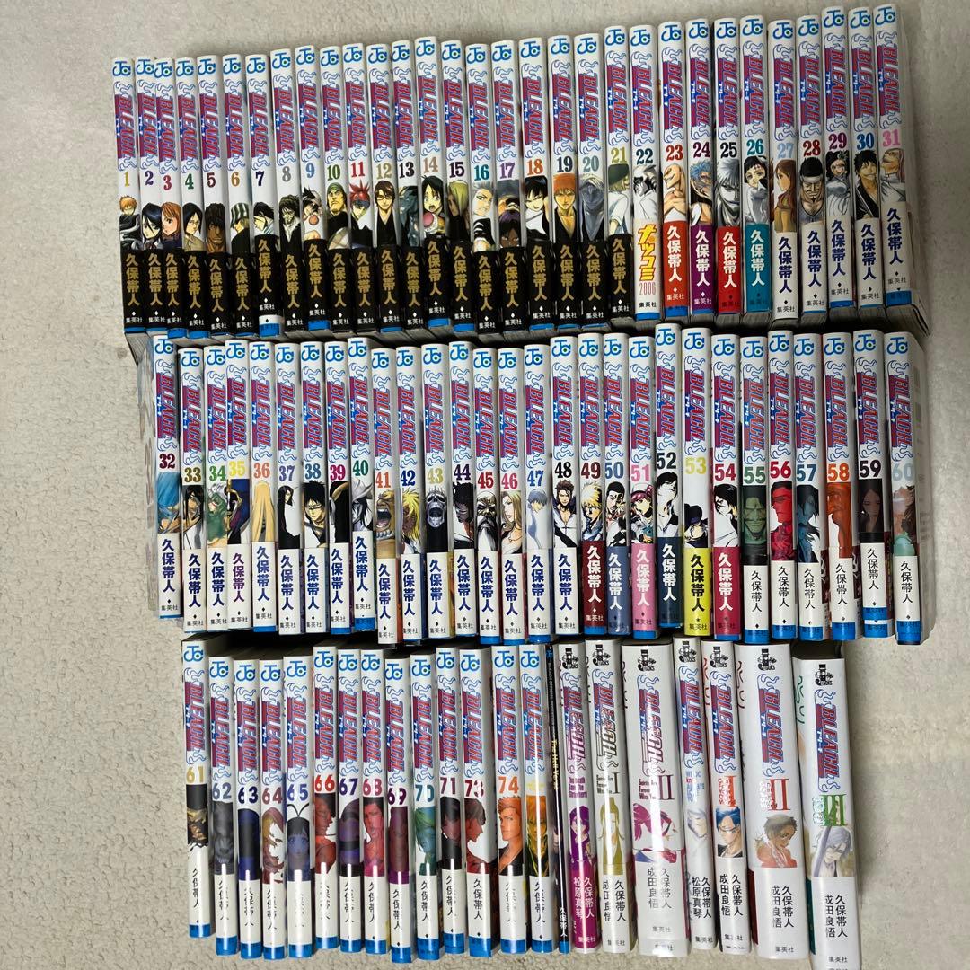 ブリーチ　全巻セット+特典本2冊+シリーズ小説7冊