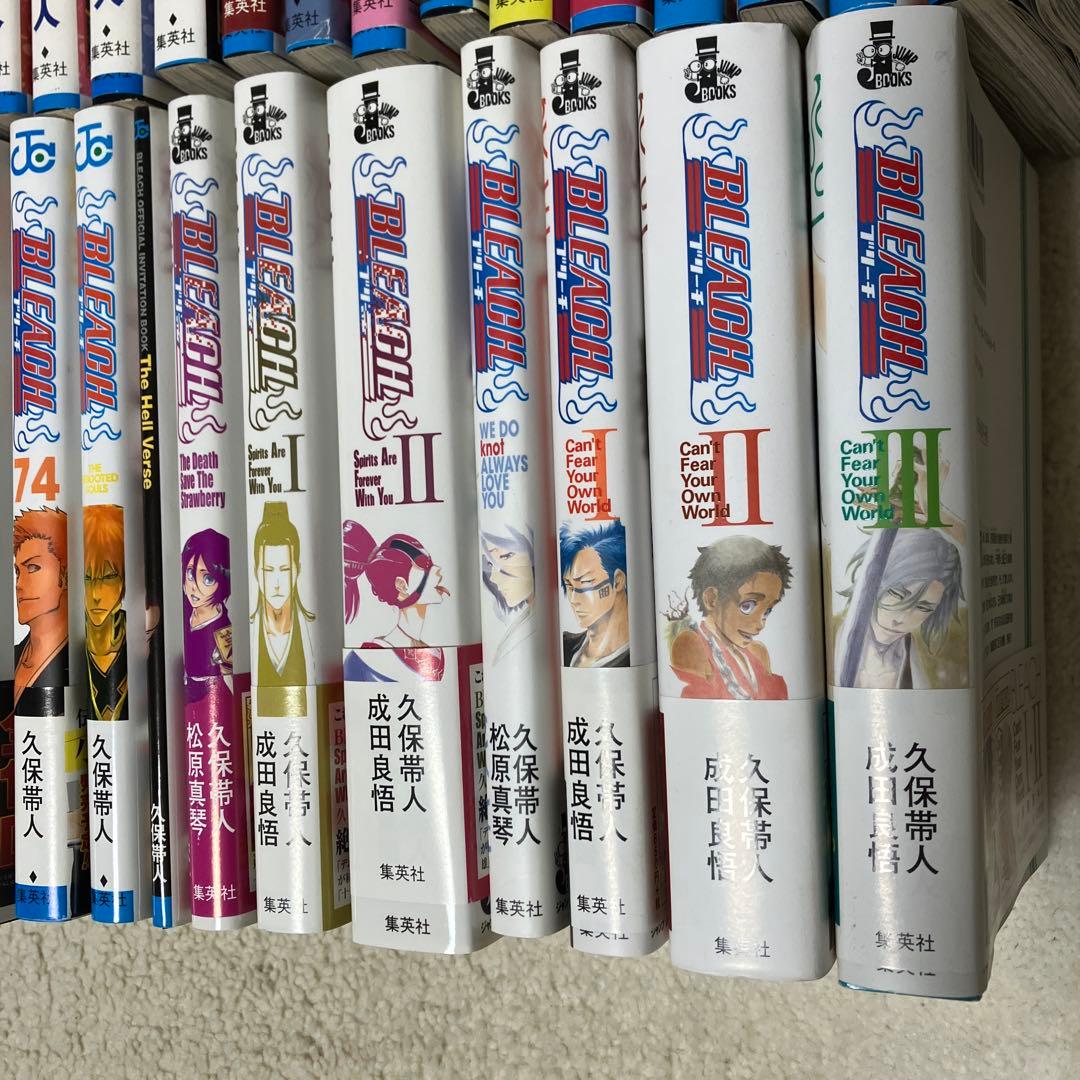 ブリーチ　全巻セット+特典本2冊+シリーズ小説7冊