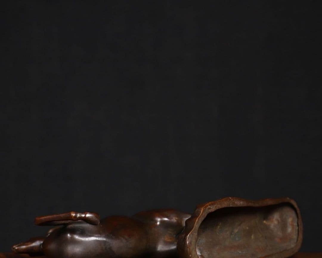 梅花鹿 銅製品 路路発財 応接間 書斎 装飾品 工芸品 美術品 置物