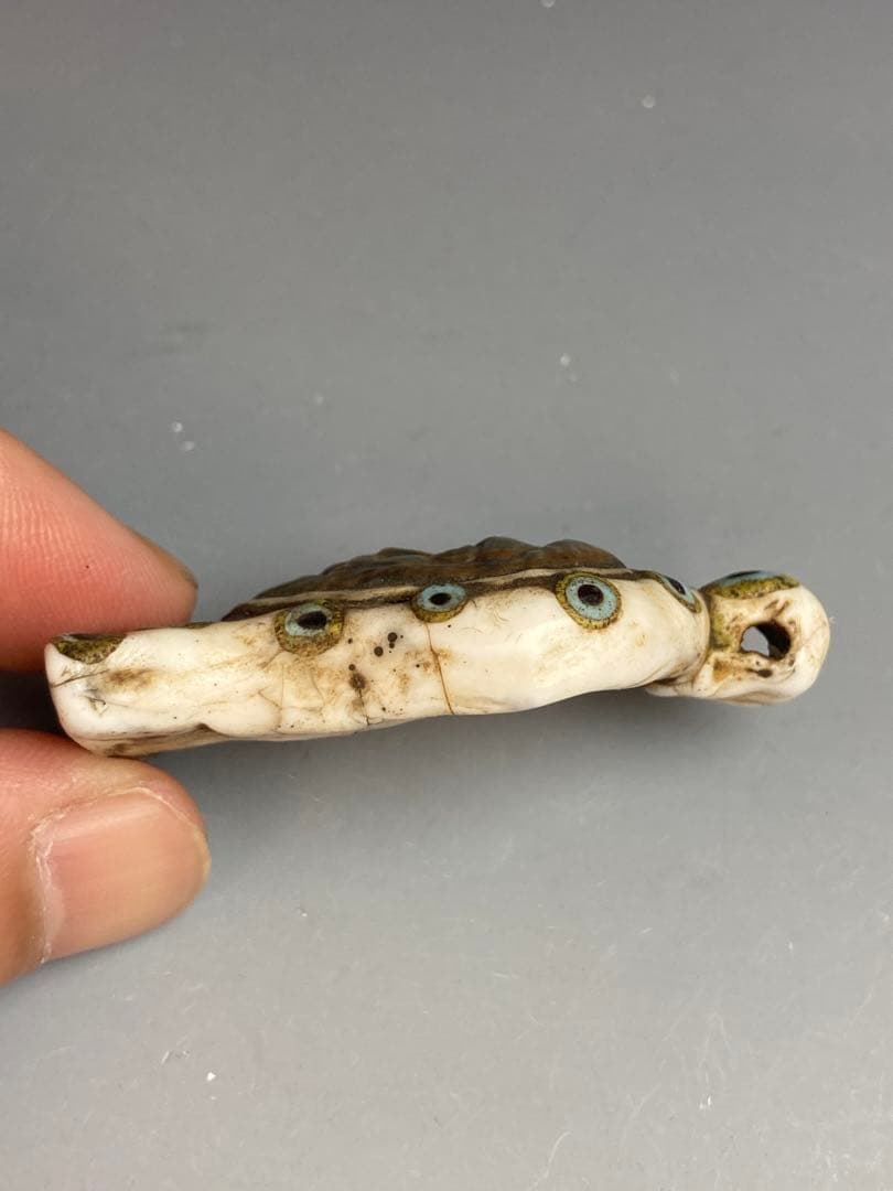 古代ローマンガラスペンダントトップ トンボ玉 アフガン出土