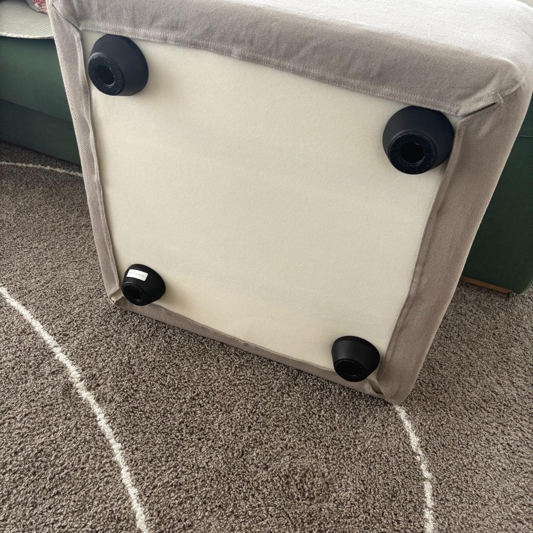 ＊無印良品ユニットソファ本体オットマン＋帆布ユニットソファオットマンカバーセット