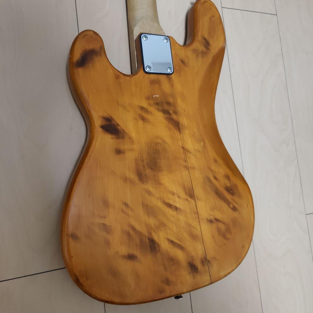 エレキベース フレイムナチュラルウッド blackstarミニアンプセット