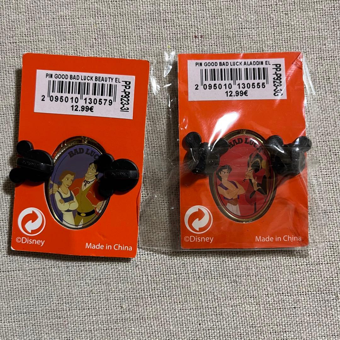 パリディズニー LE600 Good luck Bad luck ピンバッジ