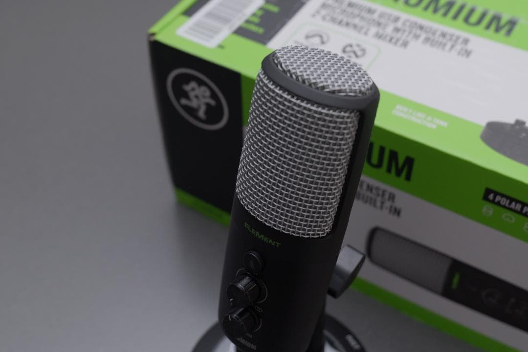 MACKIE マッキー ミキサー内蔵USBコンデンサーマイクChromium