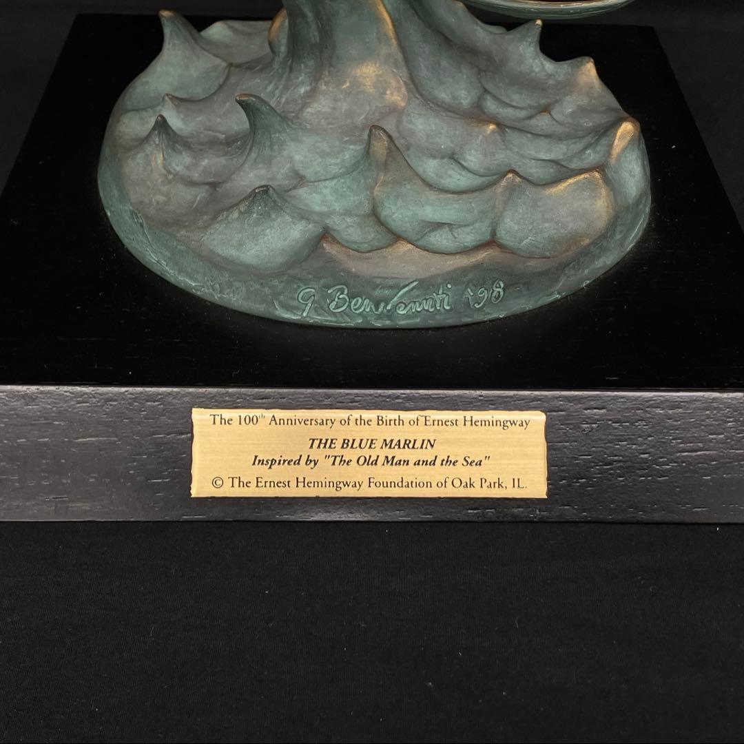 ヘミングウェイ 生誕100周年記念 老人と海 カジキ ブロンズ像 62/1999