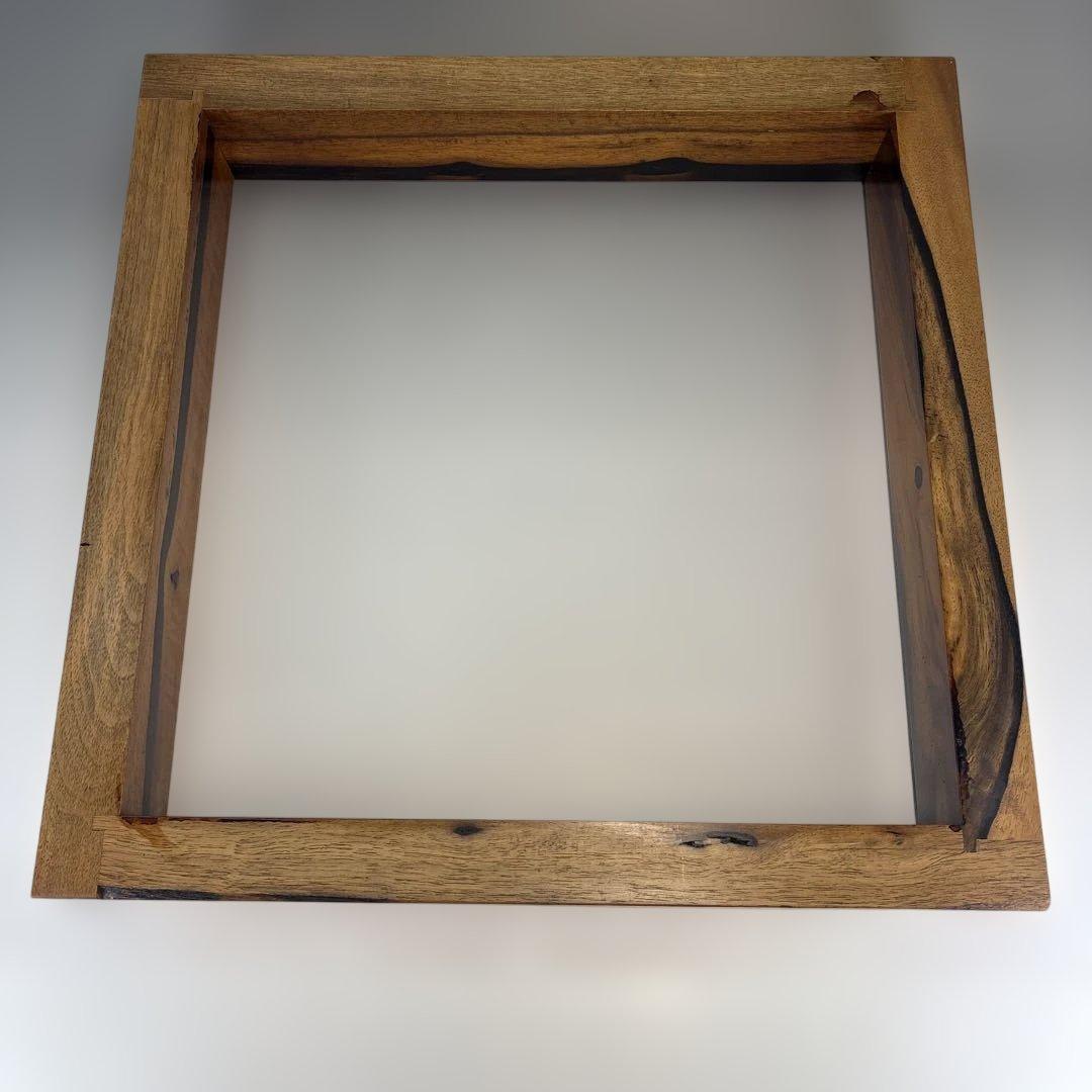 【中古品】黒柿炉縁（紙箱）USED〈税込・送料込〉