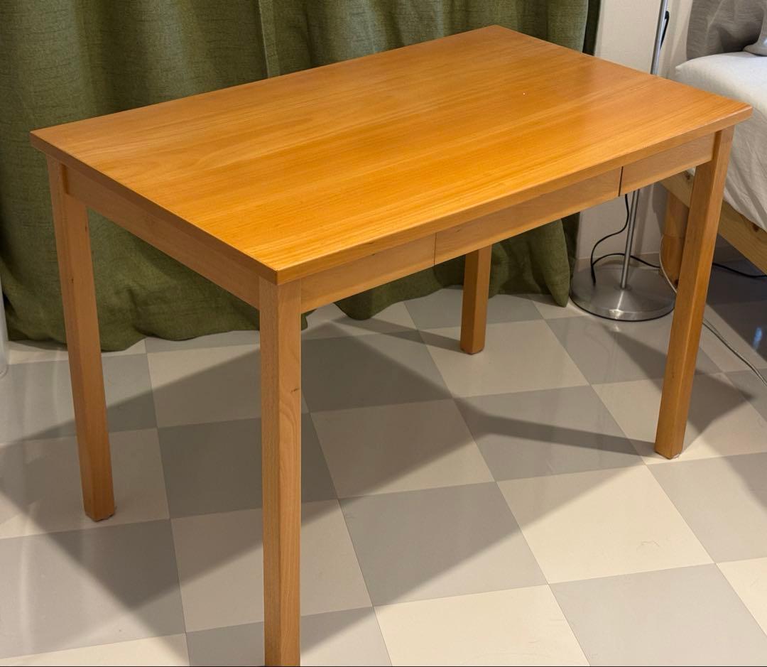 無印良品　デスク ブナ材　幅100cm✕奥行60cm✕高さ70cm
