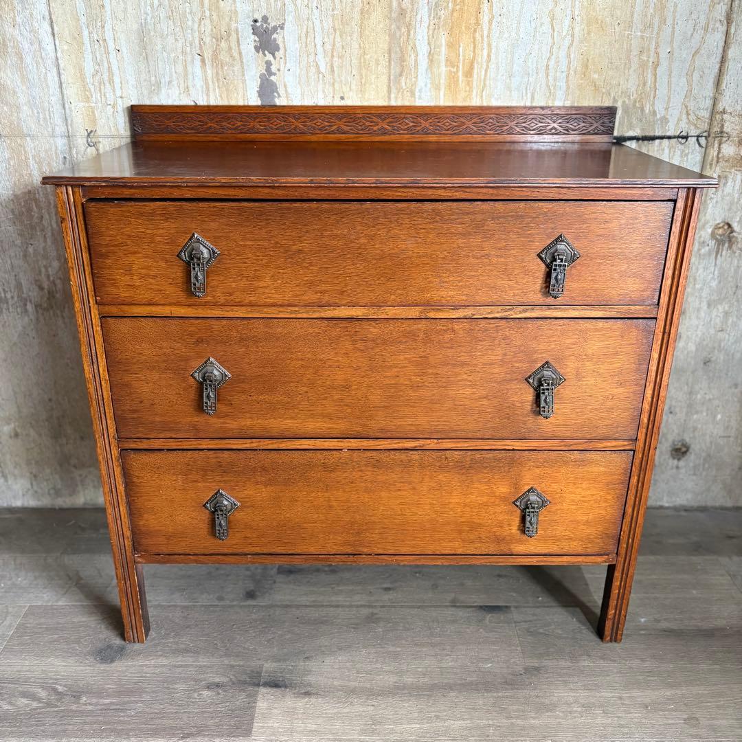 英国アンティーク　イギリスヴィンテージ　コンソールチェスト　サイドボード