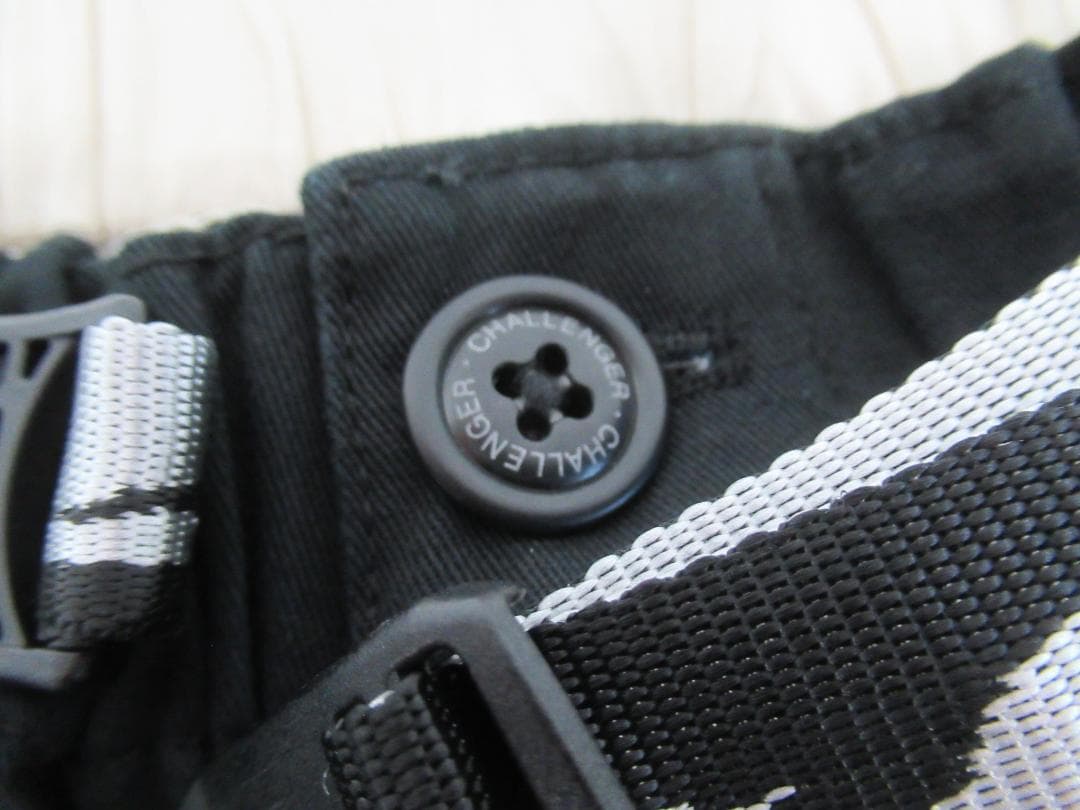 【チャレンジャー】チャレンジャー　ブラック　チノイージーパンツ　Lサイズ