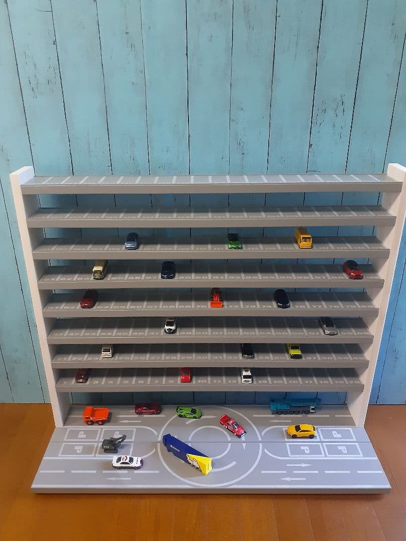 moon11段200台1枚板ヘリポート付ロータリー交差点付き