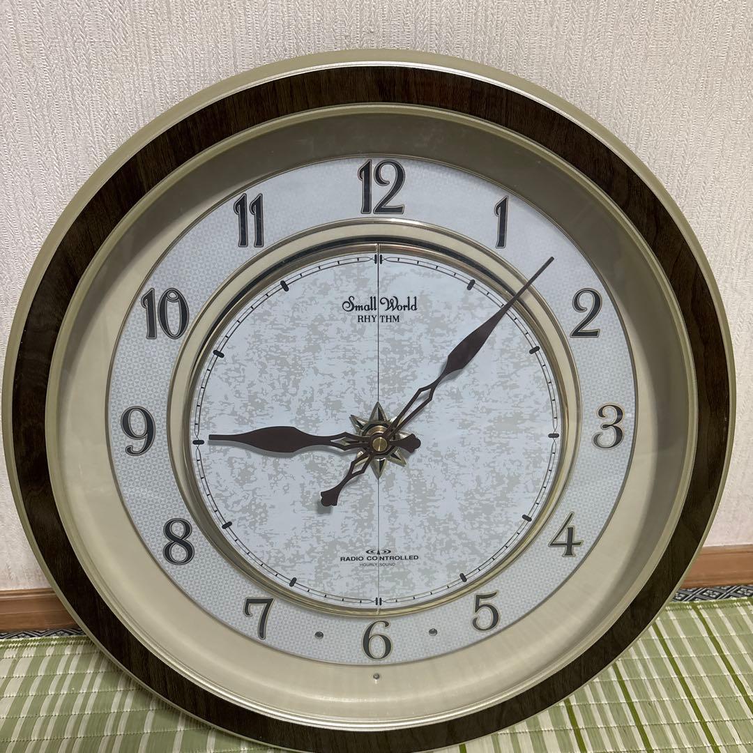 リズム スモールワールド 掛け時計 パルタージュ 4MN470RA からくり時計