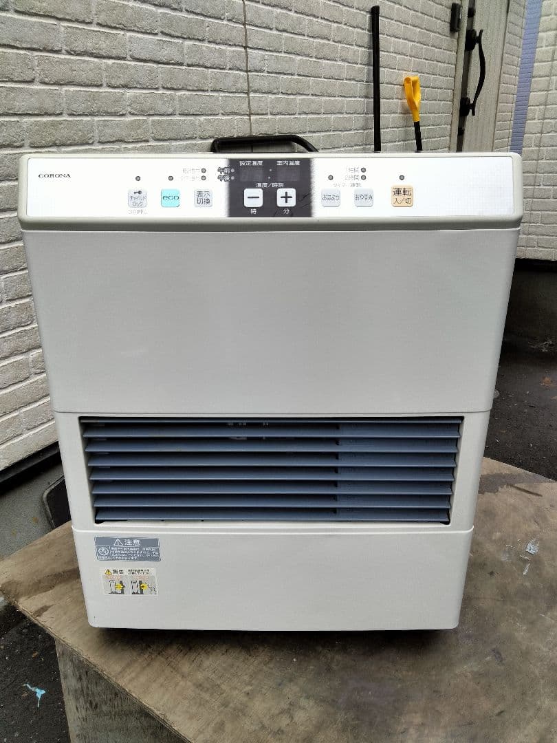 札幌発コロナFF温風石油ストーブ！品番「FF‐VG5214S」2014年式中古品
