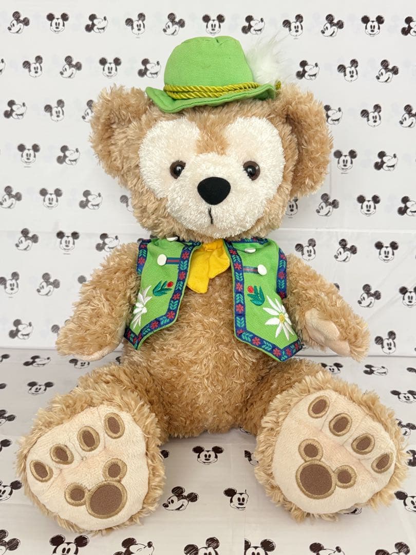 ディズニー　ダッフィー　初期　チロリアン　ぬいぐるみ　白タグ