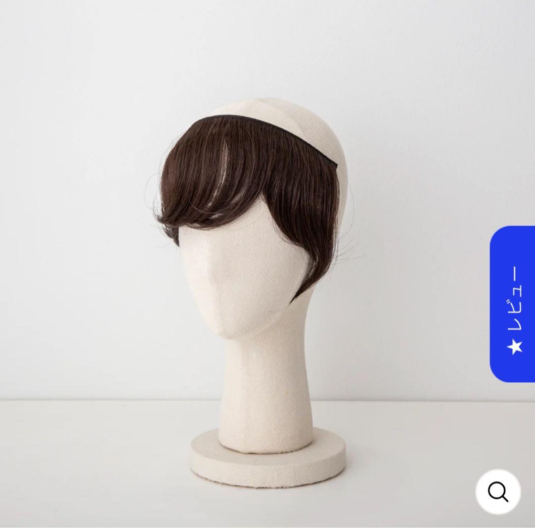 前髪ウィッグ＋ケア帽子BAREN