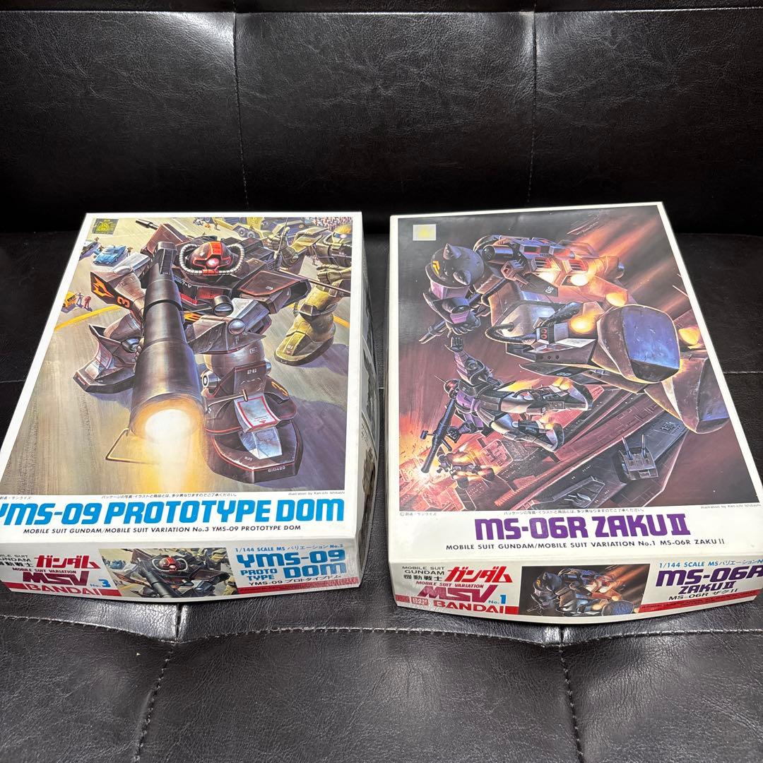 ガンプラセット 1/144 MSV 10点　旧キット+情景模型