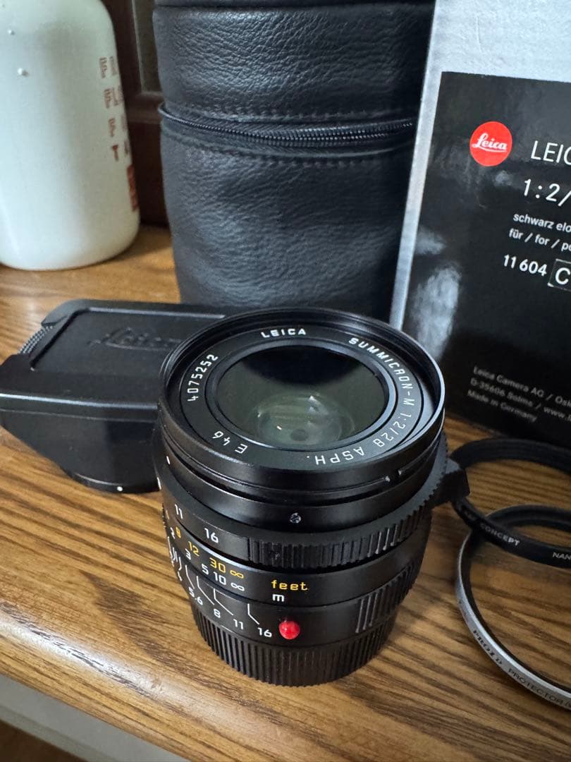 美品Leica ライカズミクロン M28mm F2.0 ASPH. 11604C