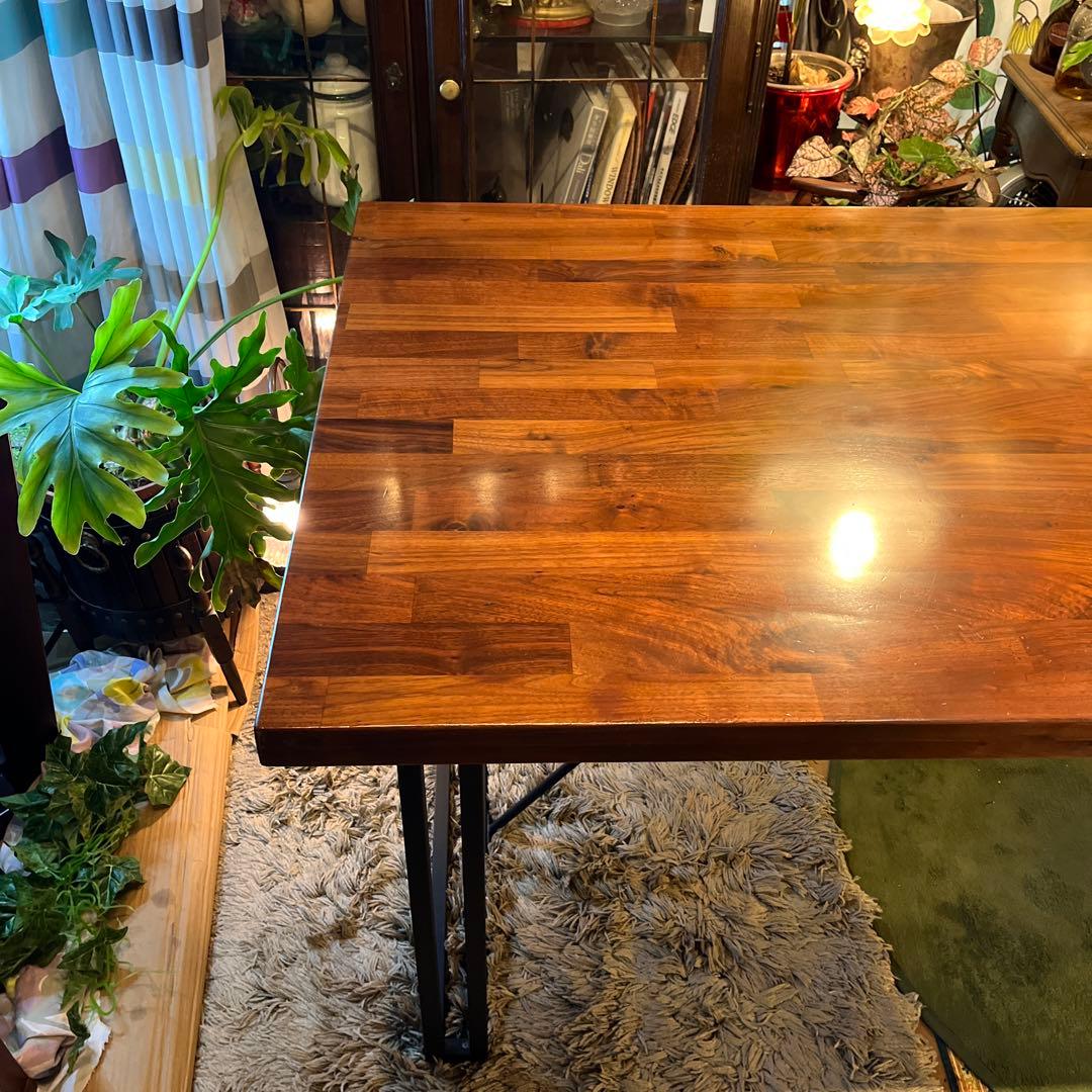 ☆hinotsuki☆引き取り価格 ウォールナット無垢　ダイニングテーブル