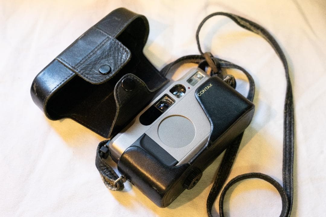 CONTAX T2 ケース 元箱 ストラップ 説明書 動作確認書 セット