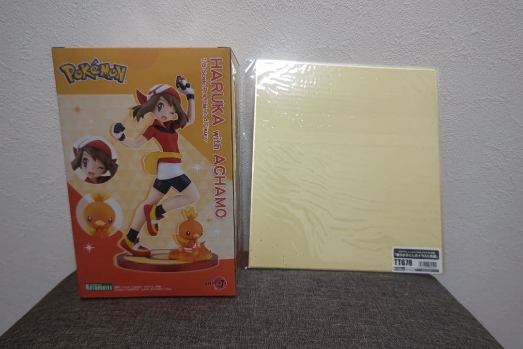 コトブキヤ　 ARTFX J　ハルカ　with　アチャモ　特典イラスト色紙付き