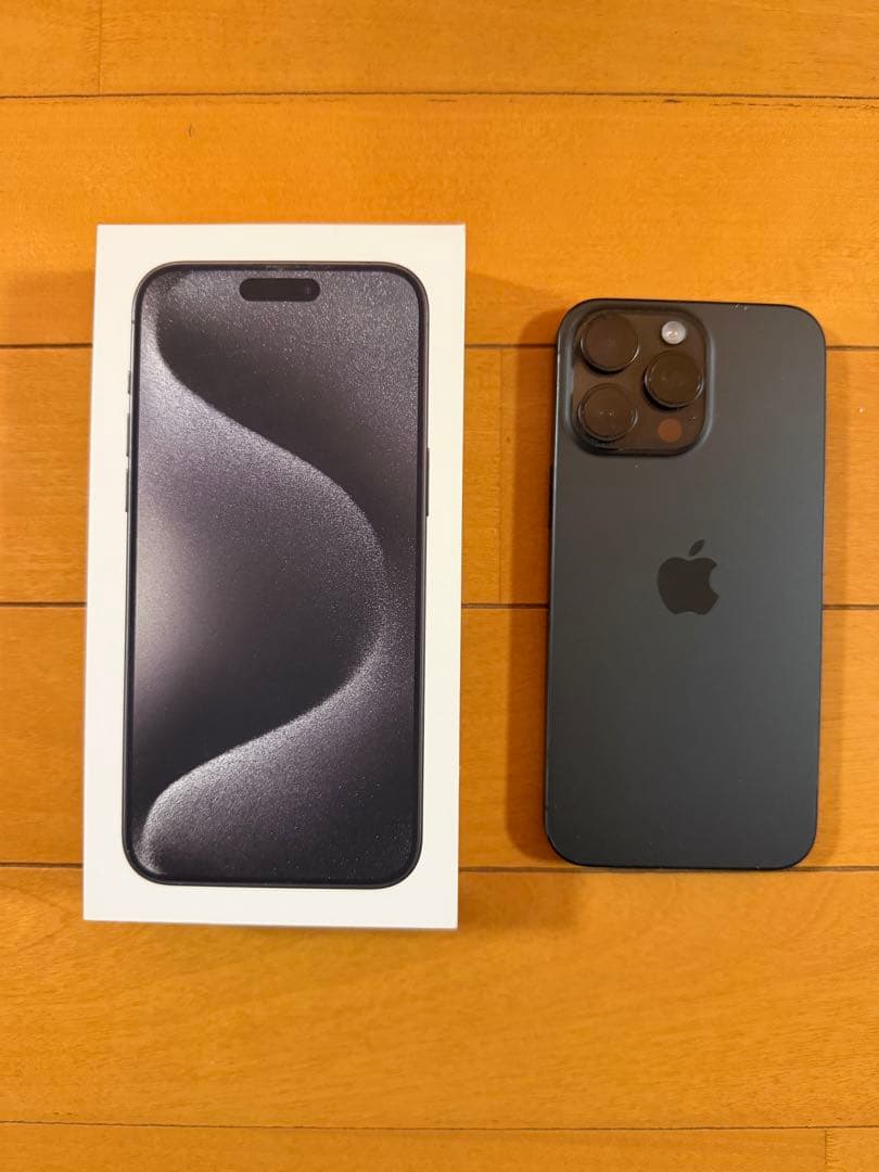 Apple iPhone 15 Pro max スペースブラック 本体