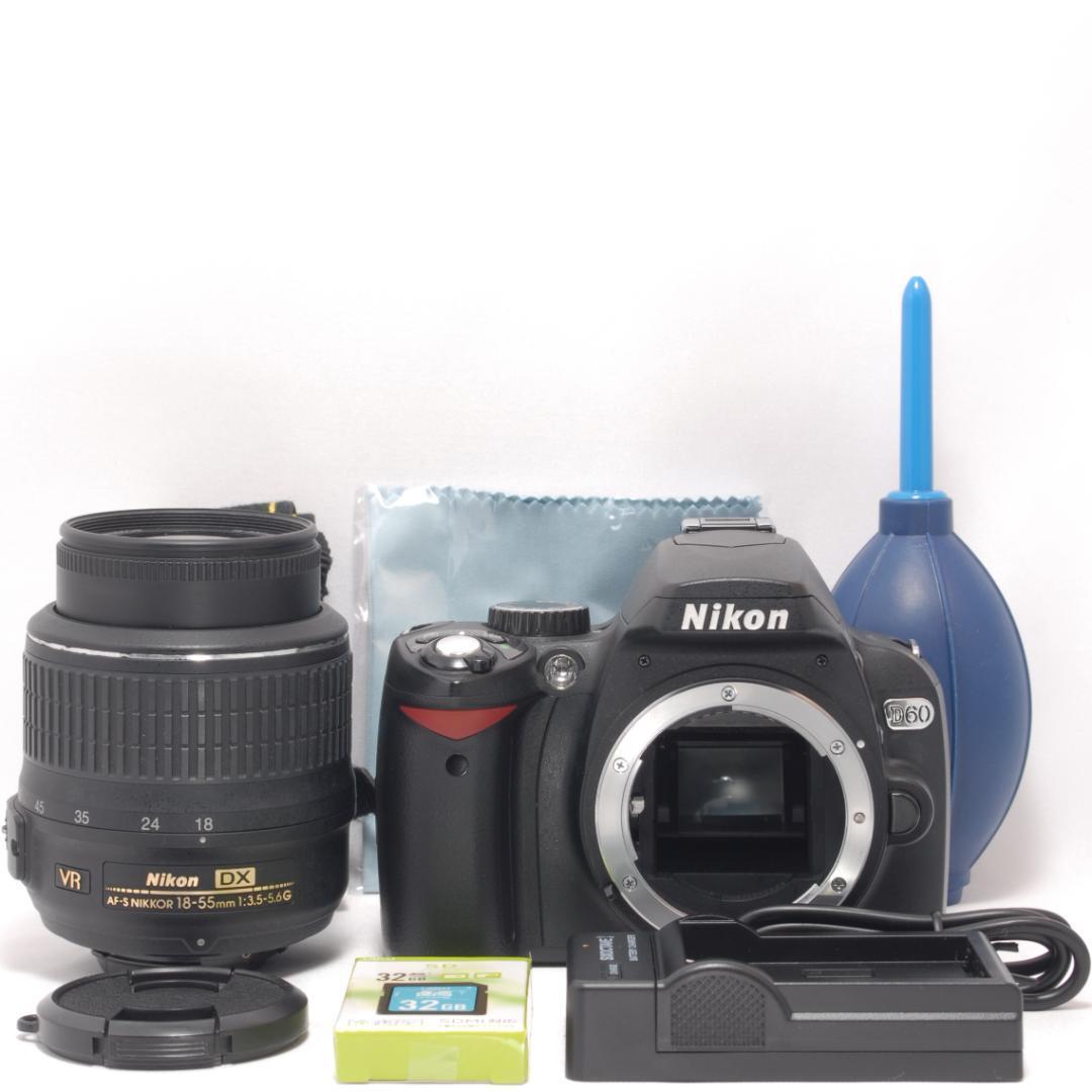 ⭐️カメラデビューにも⭐️Nikon D60　デジタル一眼レフ 高画質