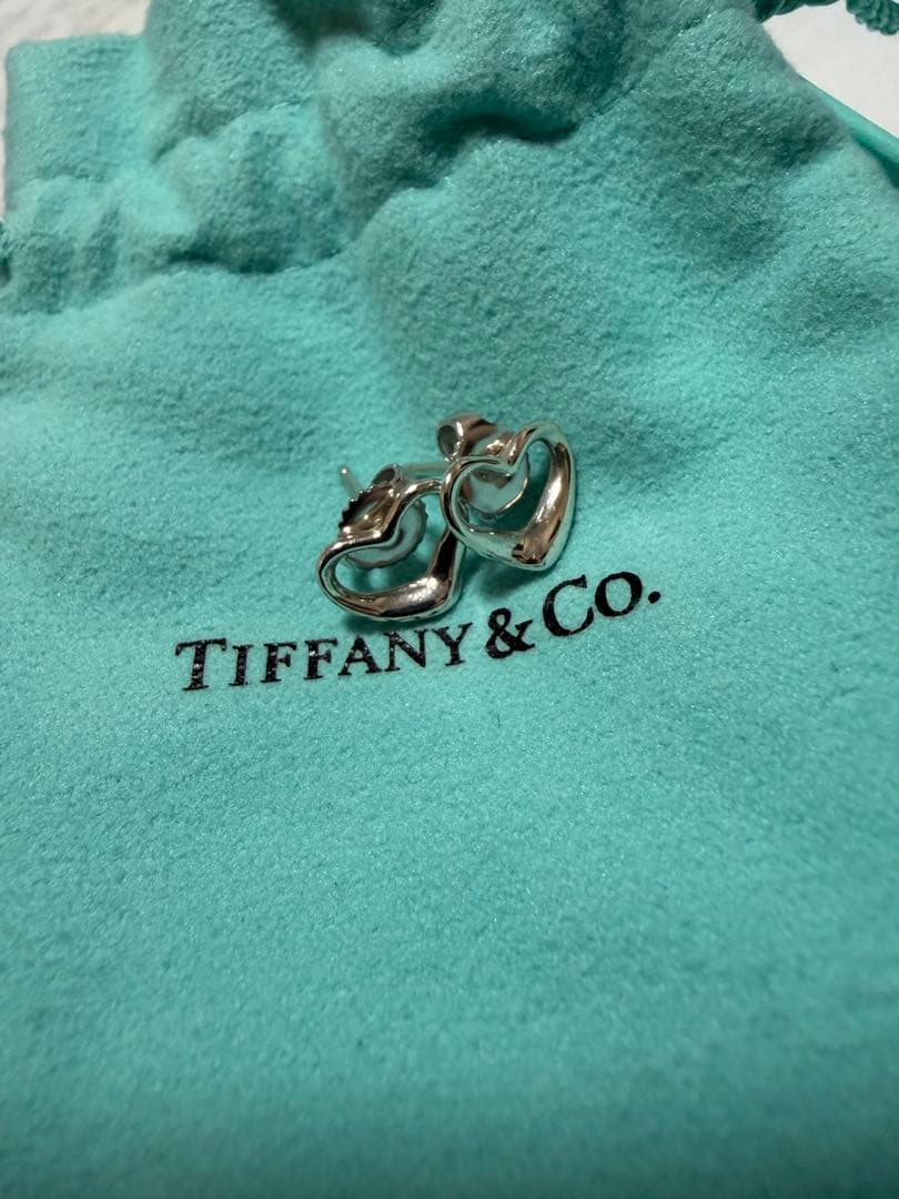 ティファニー　オープンハートピアス