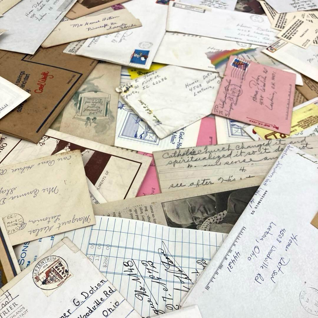 大人気　手紙・封筒関係の紙モノだけで【800g】